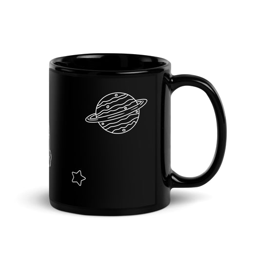 Space Themed Glossy Mug