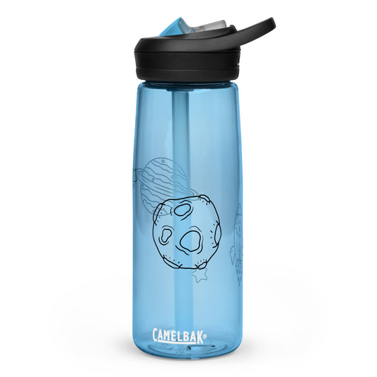 Space Themed Sports Water Bottle