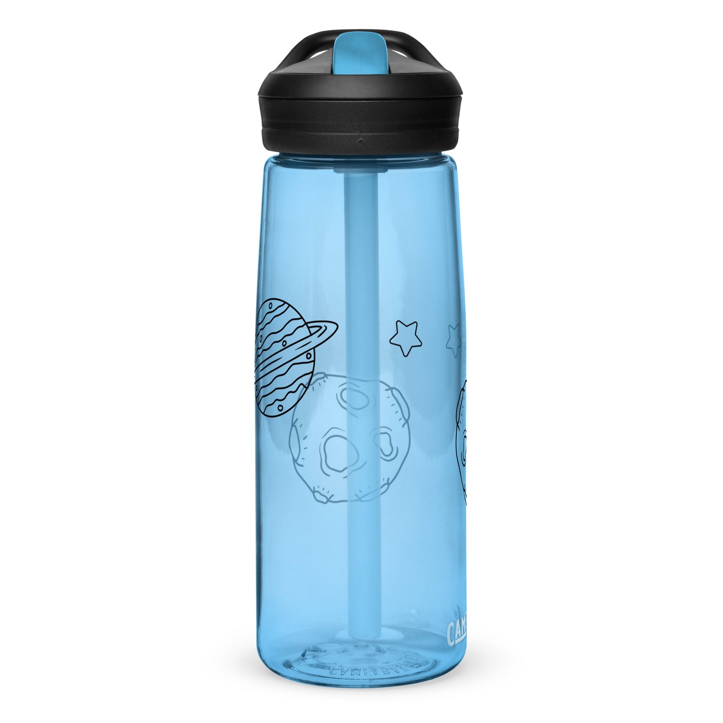 Space Themed Sports Water Bottle