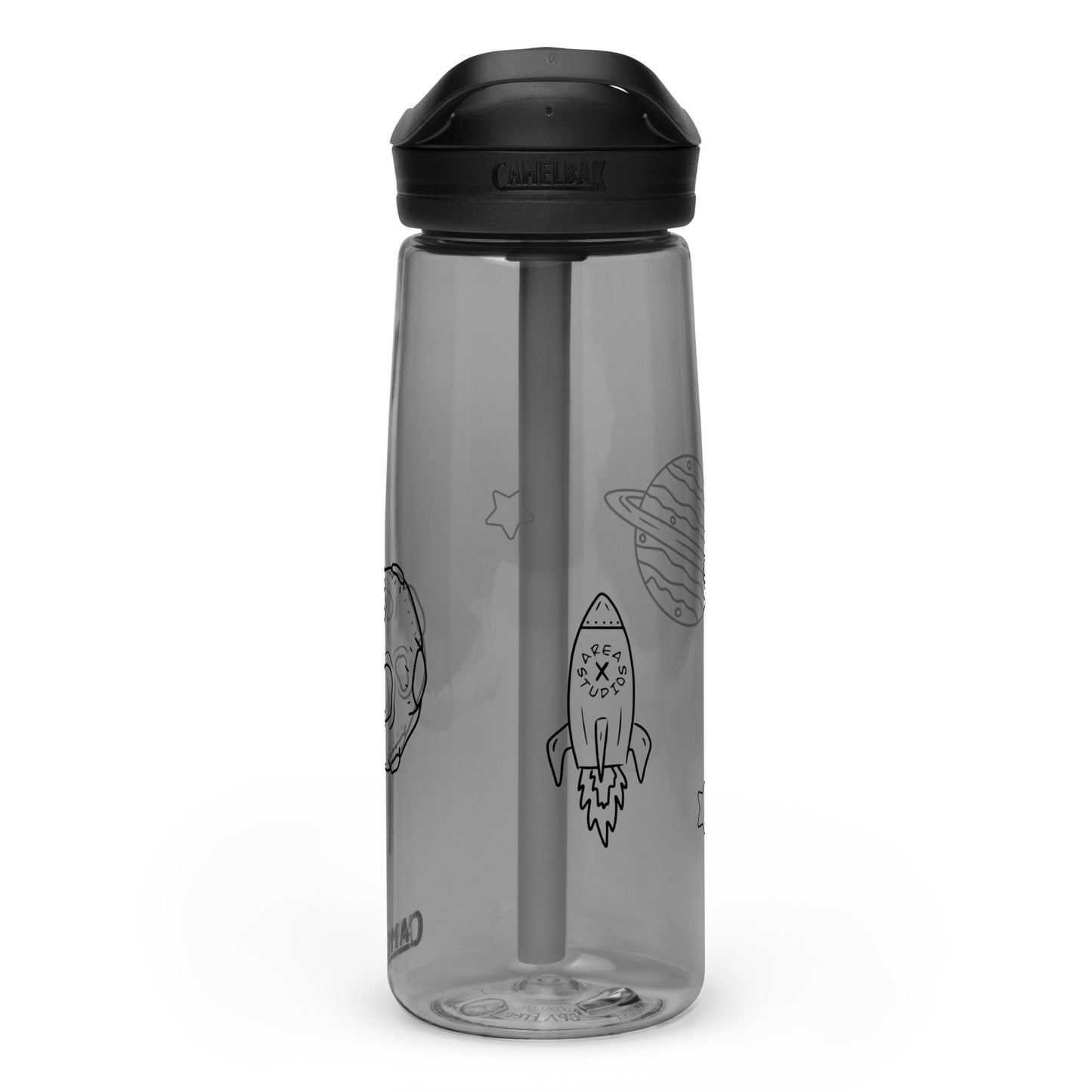 Space Themed Sports Water Bottle