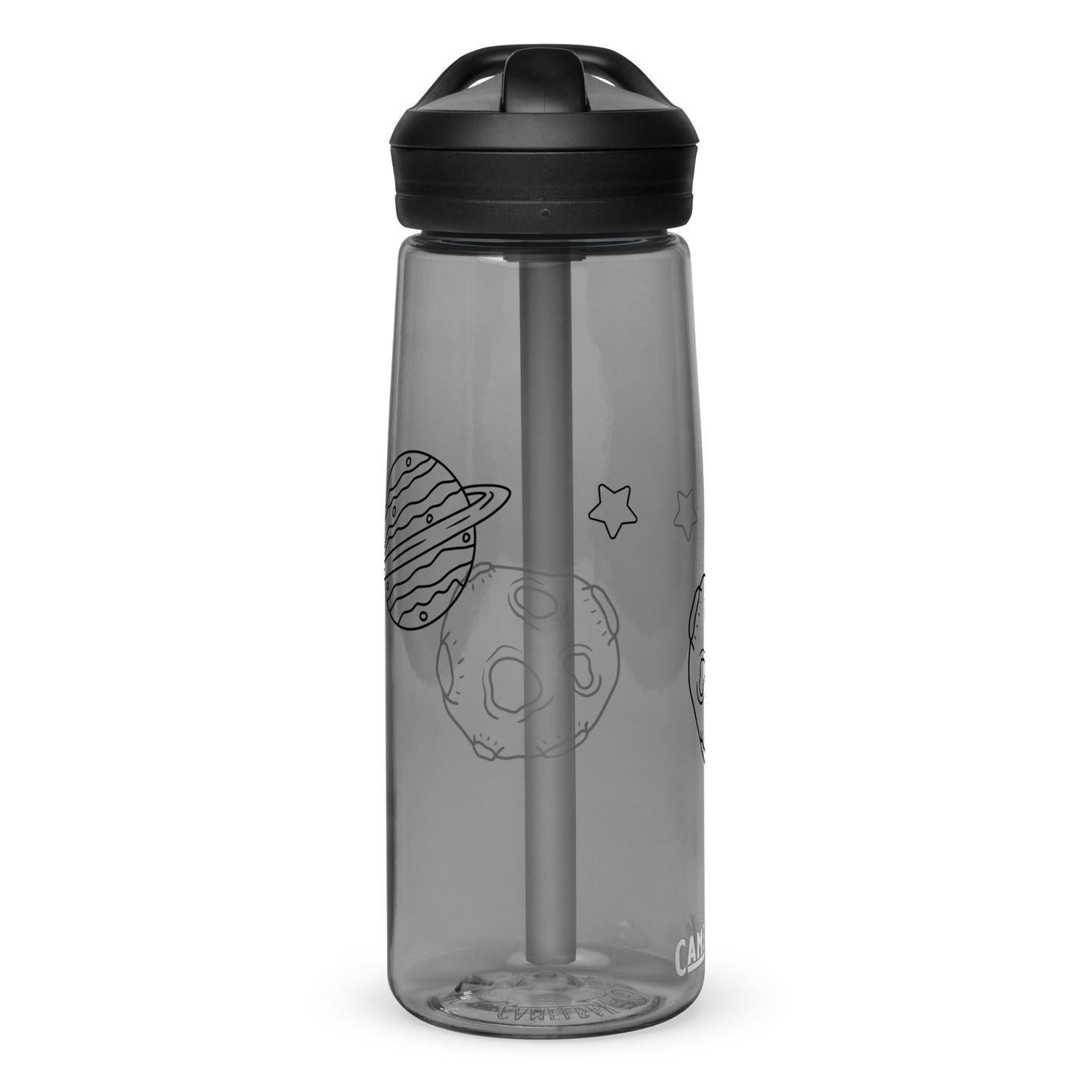 Space Themed Sports Water Bottle