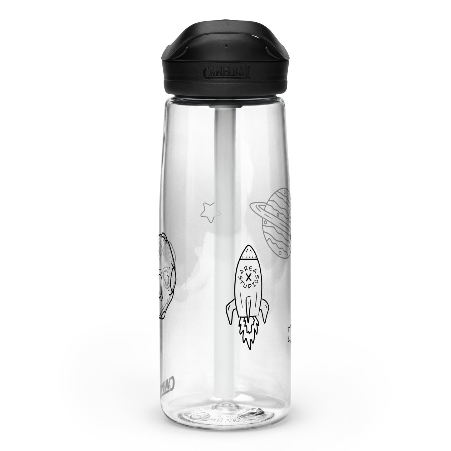 Space Themed Sports Water Bottle