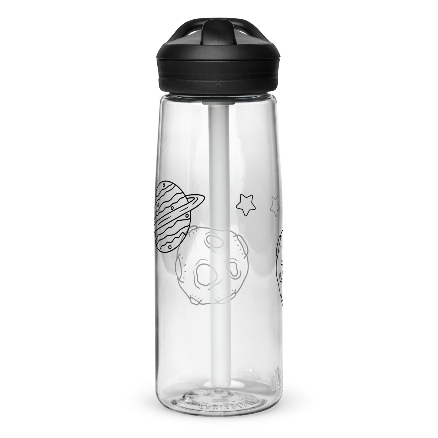 Space Themed Sports Water Bottle